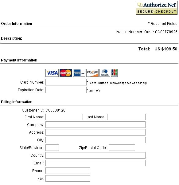 Customizing The Hosted Payment Form Fields